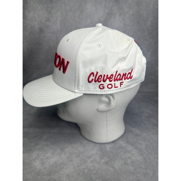Srixon x Cleveland golf hat new white red embroidered osfm - Picture 2 of 5